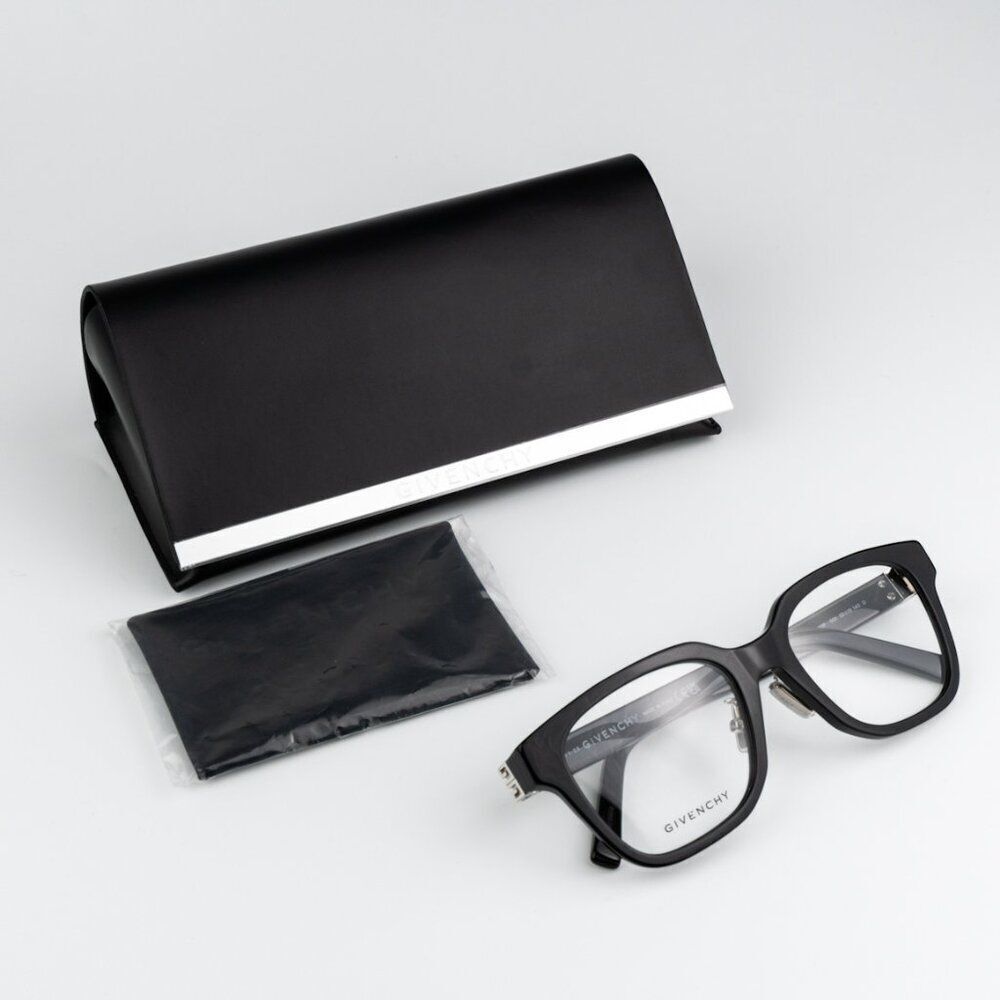 NEW Givenchy GV50040F 001 Black Women Square Eyeglasses - Picture 10 of 10
